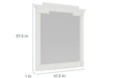 Willowbrook Mirror In Egg Shell White