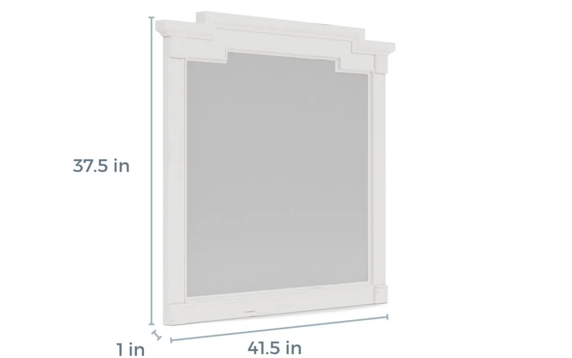 Willowbrook Mirror In Egg Shell White