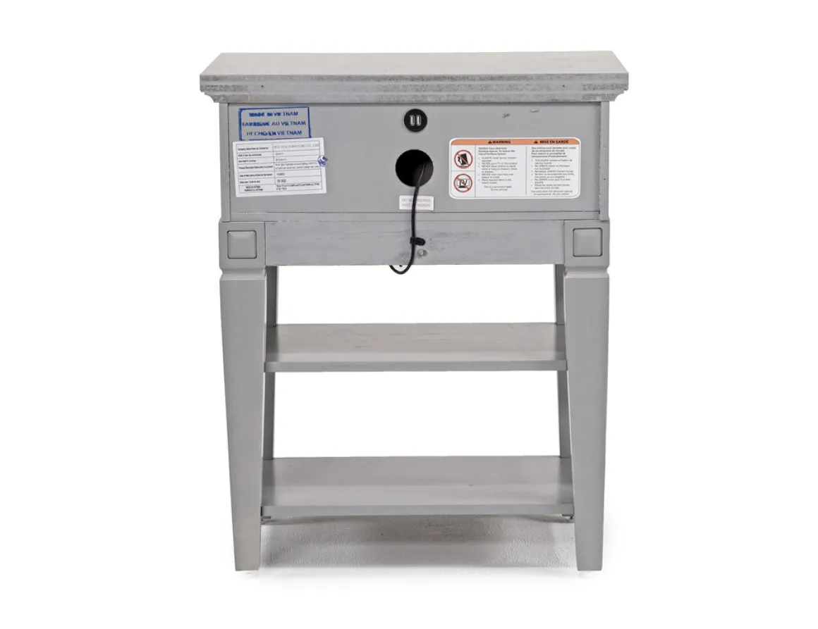 Willowbrook Nightstand In Egg Shell White