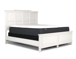 Willowbrook Panel Bed In Pebble, Queen