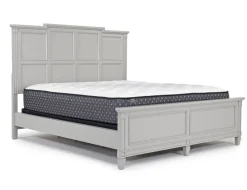 Willowbrook Panel Bed In Pebble, Queen