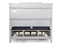 Willowbrook Panel Bed In Pebble, Queen