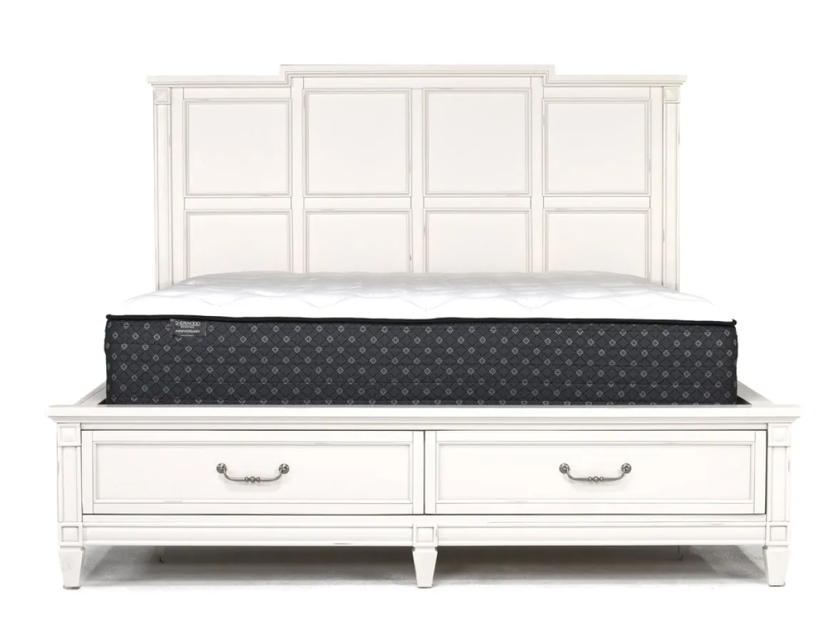 Willowbrook Panel Wall Bed In Pebble, Queen