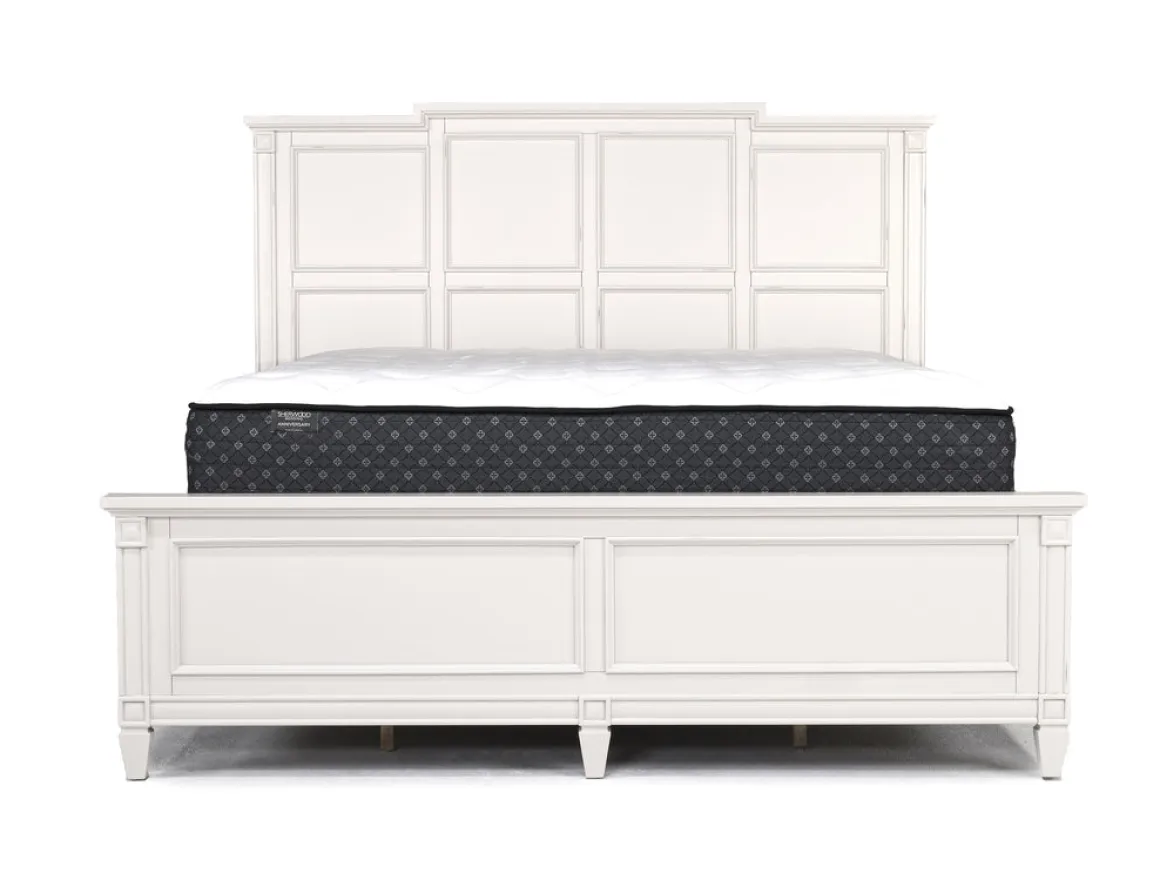 Willowbrook Panel Wall Bed In Pebble, Queen