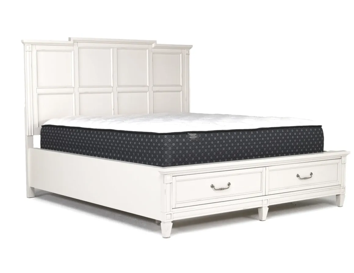 Willowbrook Panel Wall Bed In Pebble, Queen
