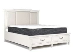 Willowbrook Panel Wall Bed In Pebble, Queen