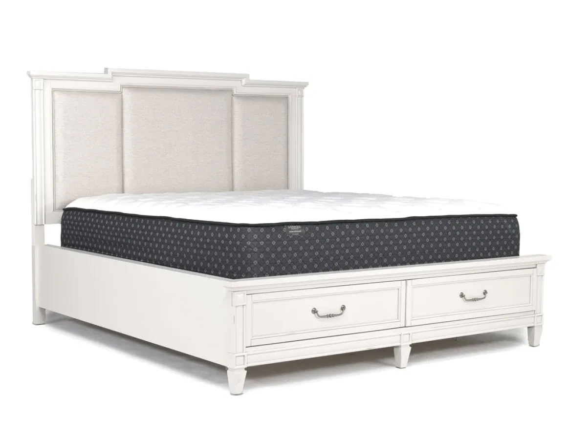Willowbrook Panel Wall Bed In Pebble, Queen