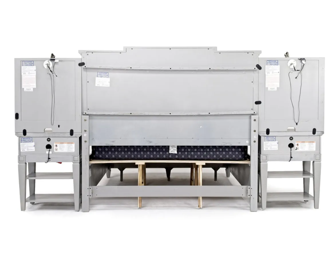 Willowbrook Panel Wall Bed In Pebble, Queen