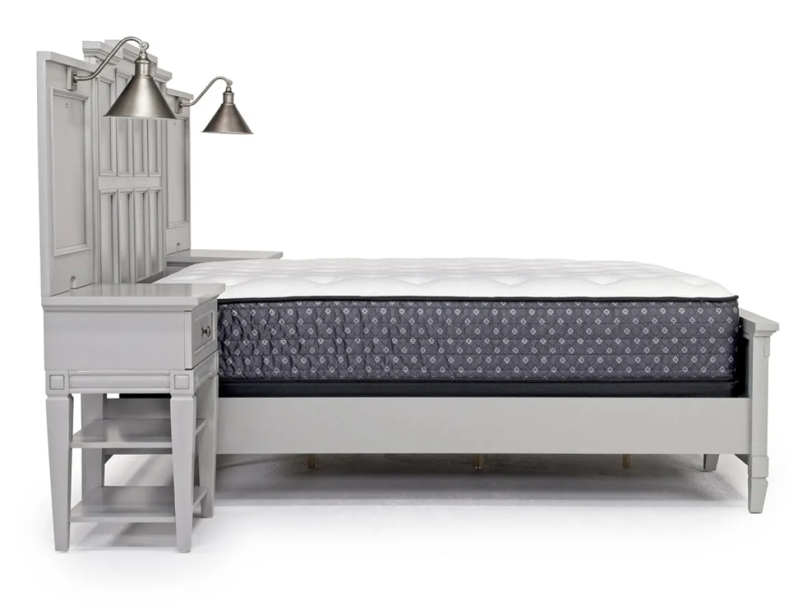 Willowbrook Panel Wall Bed In Pebble, Queen