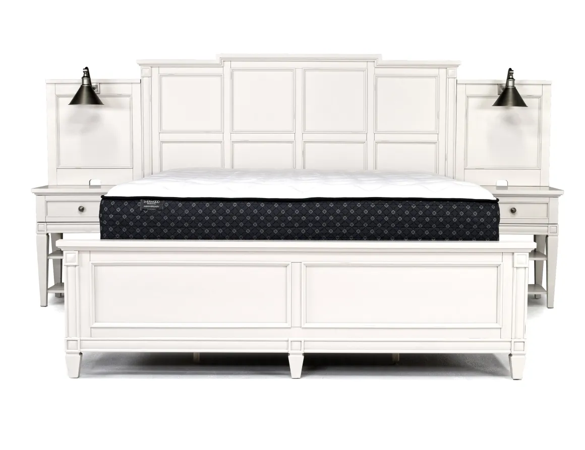 Willowbrook Panel Wall Bed In Pebble, Queen