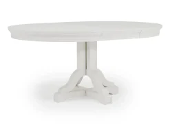 Willowbrook Round Dining Table, 4 Chairs & Bench In Pebble