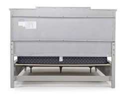 Willowbrook Upholstered Panel Bed In Pebble, Queen