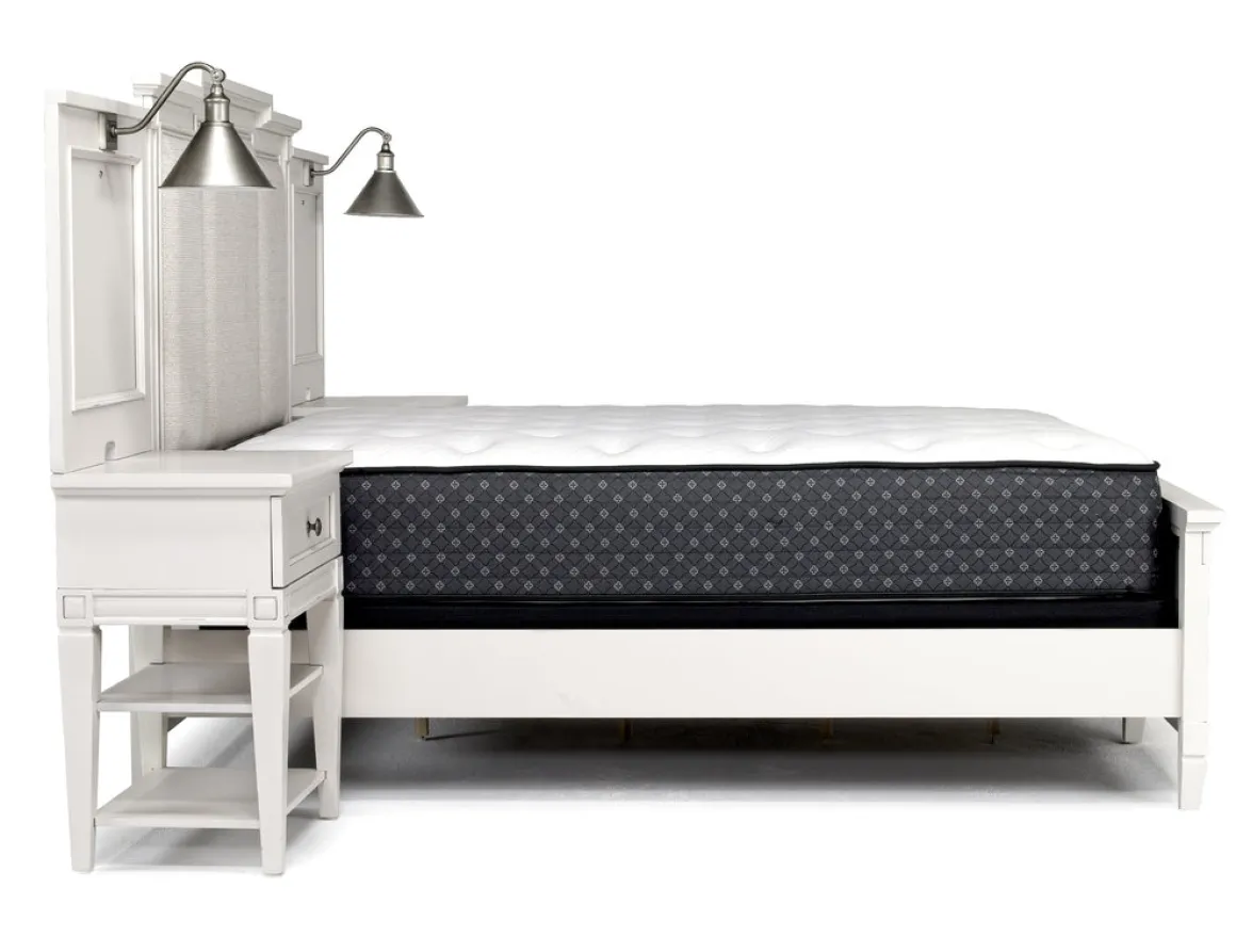 Willowbrook Upholstered Wall Bed In Pebble, Queen