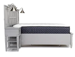 Willowbrook Upholstered Wall Bed In Pebble, Queen