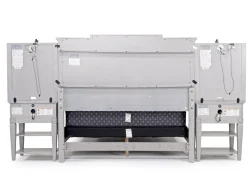 Willowbrook Upholstered Wall Bed In Pebble, Queen