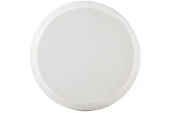 Winded Outdoor Round Cocktail Table In White