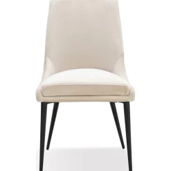 Winston Side Chair In Cream, Set Of 2