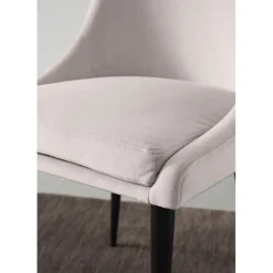 Winston Side Chair In Cream, Set Of 2