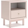 Wistenpine Nightstand In Blush