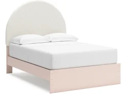 Wistenpine Panel Bed In Blush, Twin