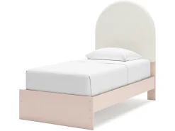 Wistenpine Panel Bed In Blush, Twin