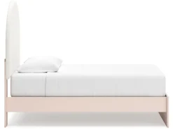 Wistenpine Panel Bed W/ Storage In Blush, Twin