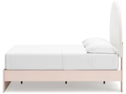 Wistenpine Panel Bed W/ Storage In Blush, Twin
