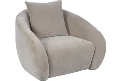 Yahya Swivel Chair In Sienna