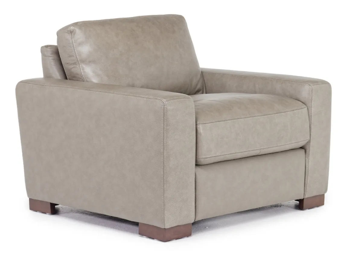 York Chair In York Chestnut Leather