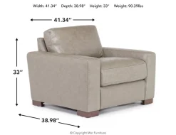 York Chair In York Chestnut Leather