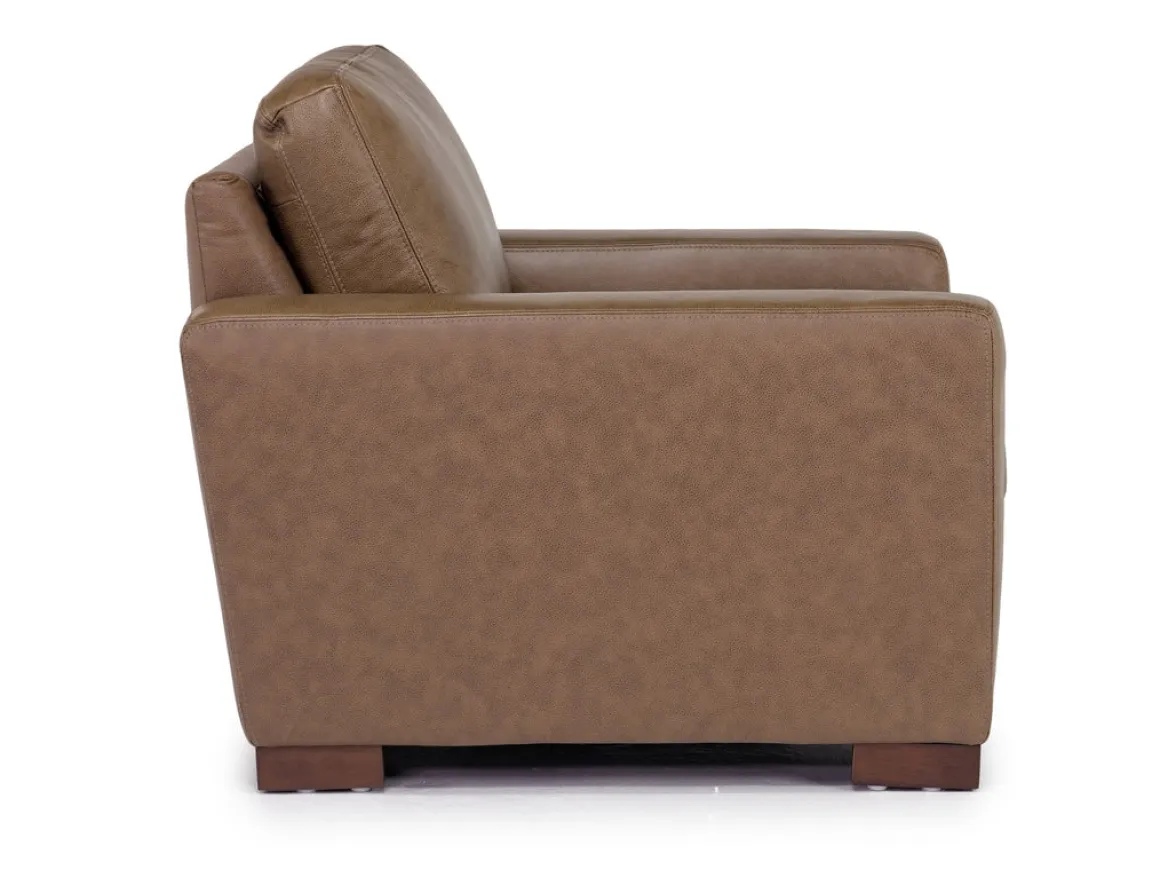 York Chair In York Chestnut Leather