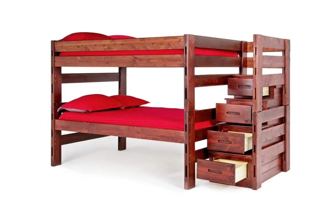 Young Pioneer Bunk Bed In Natural, Twin