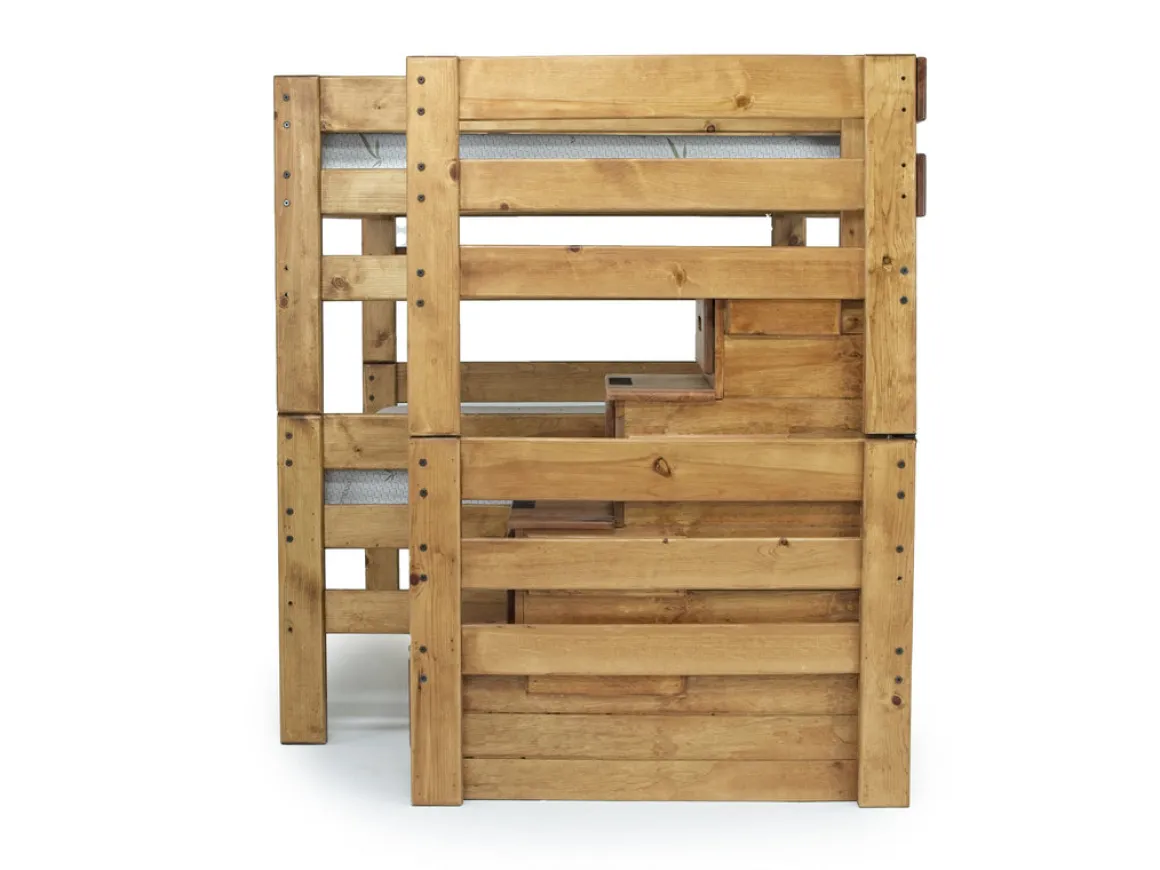 Young Pioneer Bunk Bed In Natural, Twin