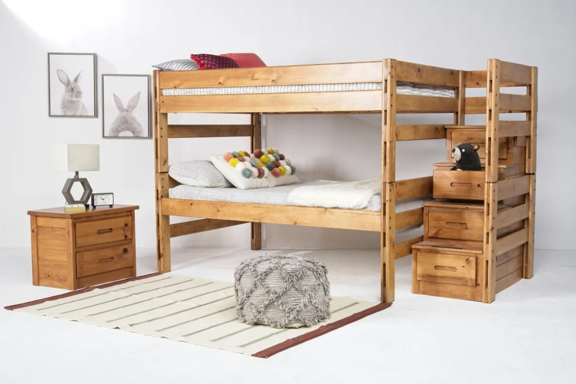 Young Pioneer Bunk Bed In Natural, Twin