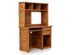 Young Pioneer Desk & Hutch In Natural