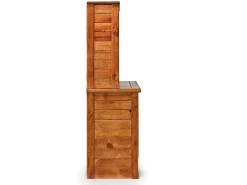 Young Pioneer Desk & Hutch In Natural