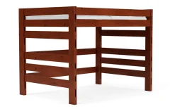 Young Pioneer Loft Bed In Cinnamon, Twin