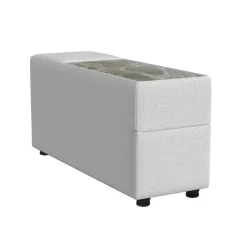 Zandara Outdoor Console W/ Cooler & Speaker In Beige