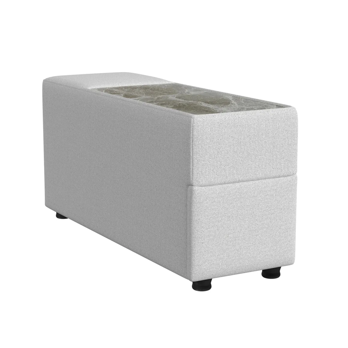 Zandara Outdoor Console W/ Cooler & Speaker In Beige
