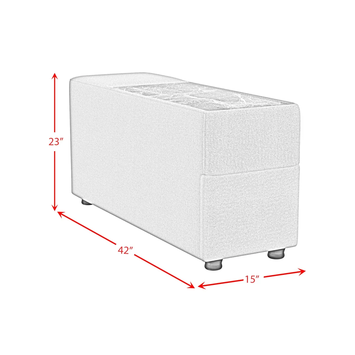 Zandara Outdoor Console W/ Cooler & Speaker In Beige